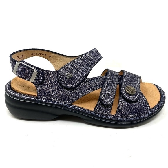 Finn Comfort Gomera-S Backstrap Sandal - Argento Doyle - Picture 1 of 8